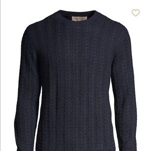 NWT LARGE BURBERRY CASHMERE SWEATER!